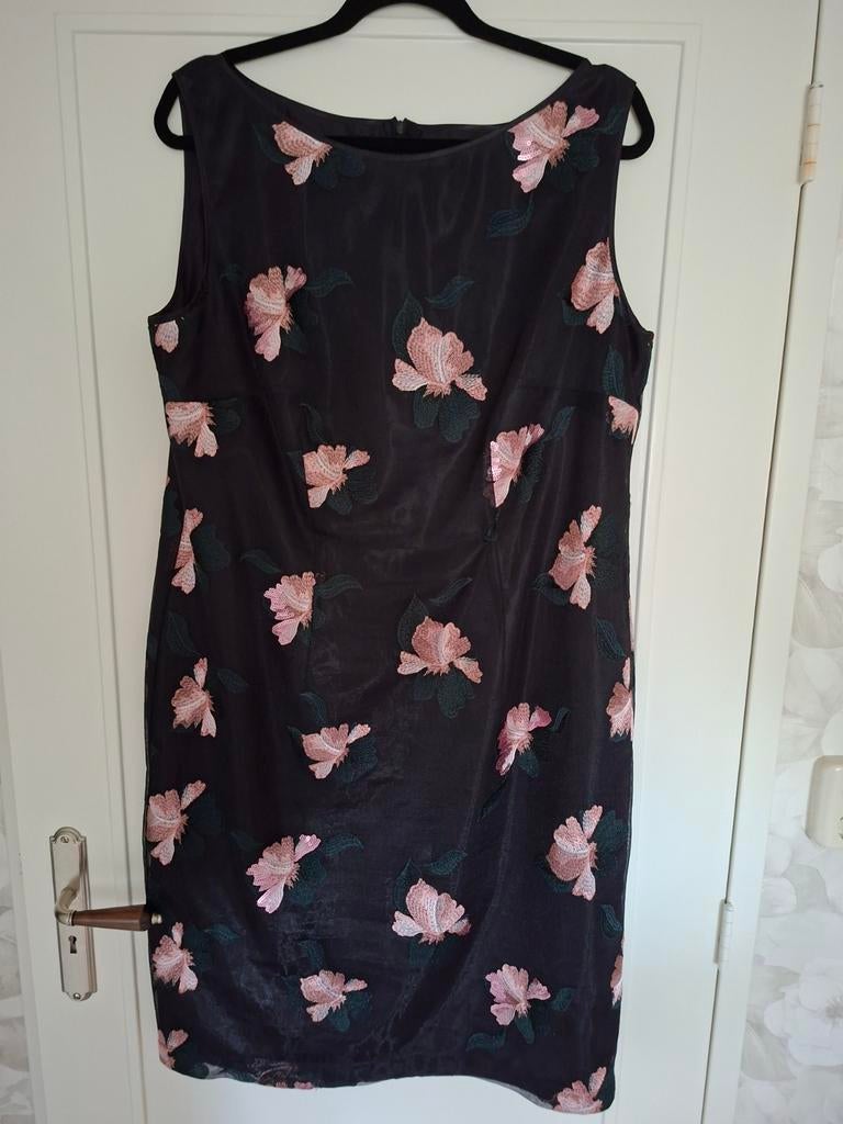 Coctail jurk/ feest jurkje maat 42/44, zwart VERA MONT, Kleding | Dames, Ophalen of Verzenden, Zo goed als nieuw, Maat 42/44 (L)