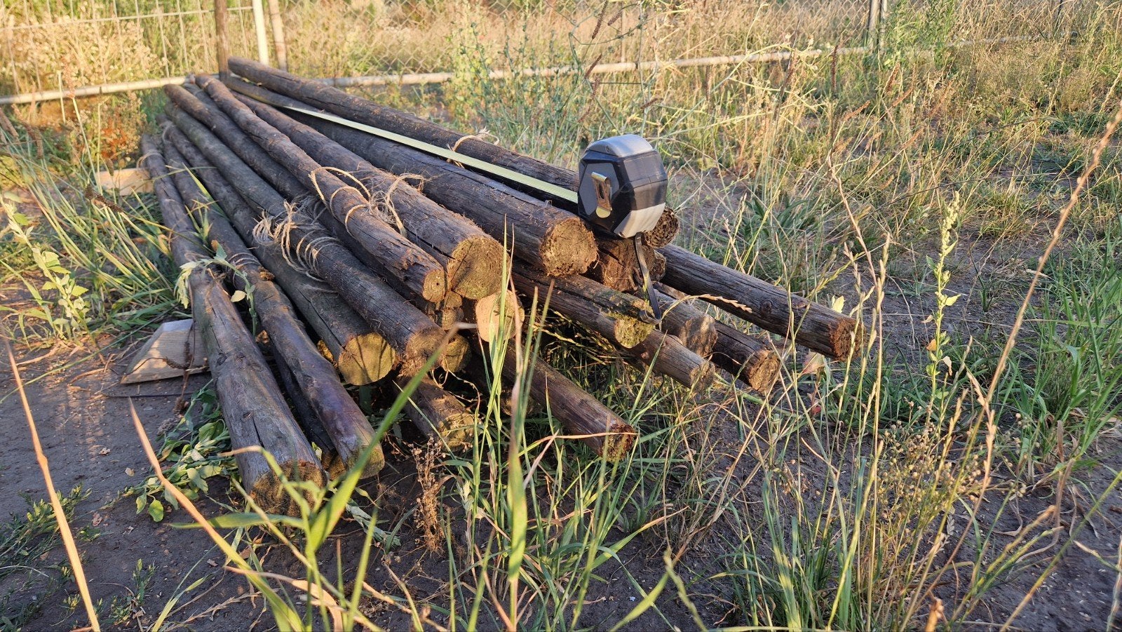 Houten palen, Doe-het-zelf en Verbouw, Metalen, Ophalen, Overige metalen