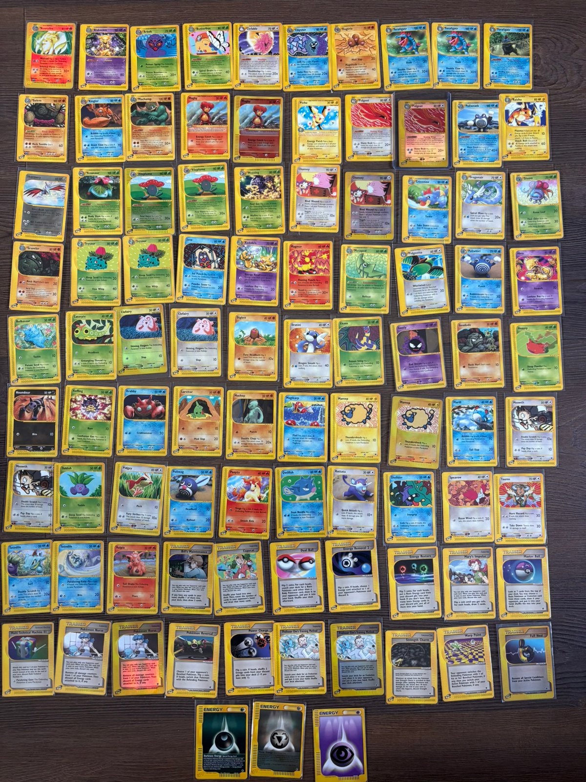 Pokemon kaarten: Expedition, Aquapolis en Skyridge, Verzenden, Zo goed als nieuw