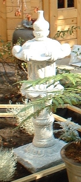 Japanse pagode lantaarn, Tuin en Terras, Tuinbeelden, Ophalen, Gebruikt, Steen, Overige typen