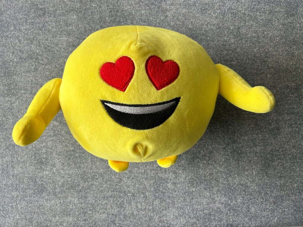 Emoji knuffel, Overige merken, Overige typen, Ophalen of Verzenden, Zo goed als nieuw