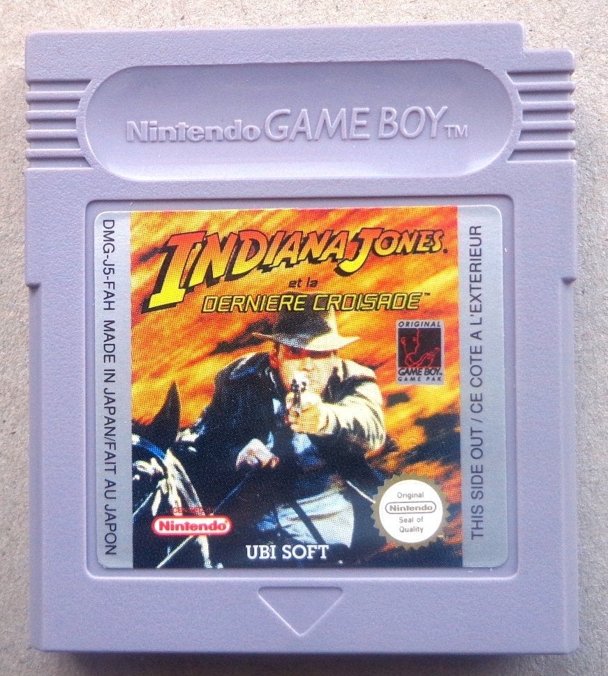 Indiana Jones Et La Derniere Croisade voor Nintendo Gameboy, Spelcomputers en Games, Avontuur en Actie, Gebruikt, 1 speler, Ophalen of Verzenden