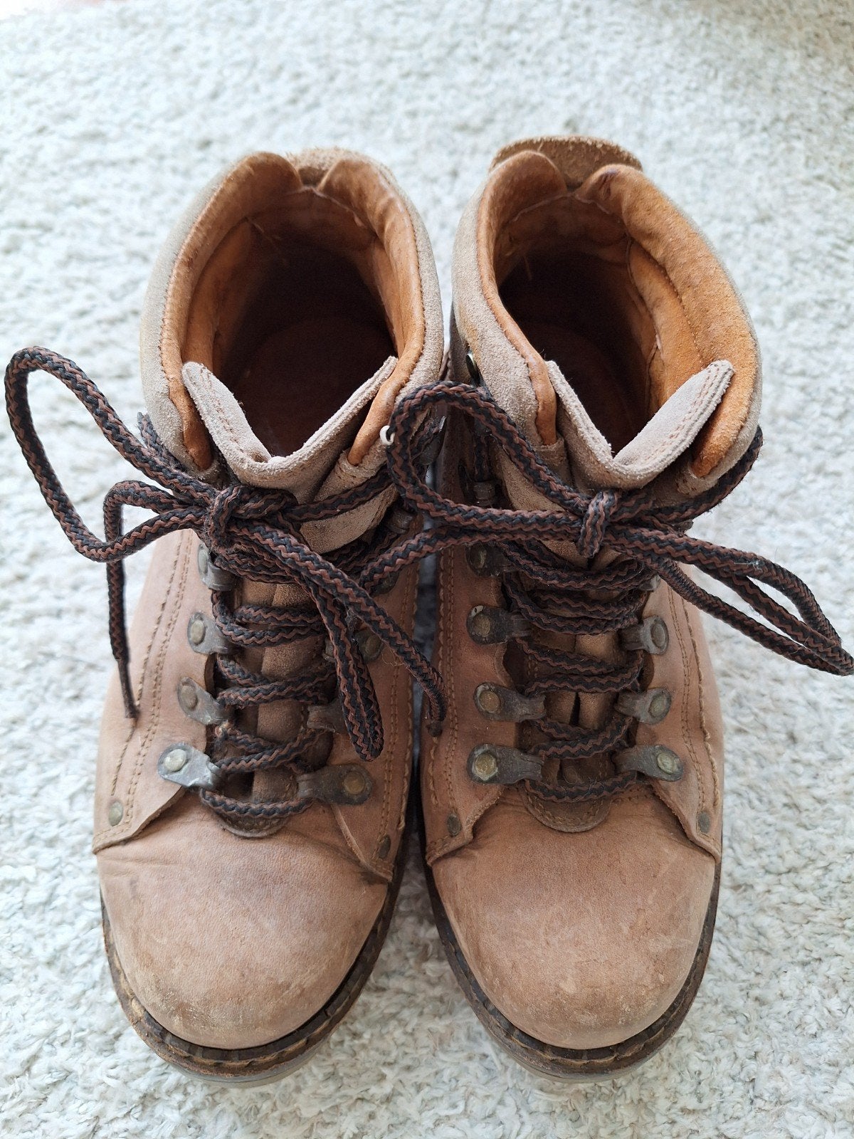 Rovers leren wandelschoenen - Maat 38, Sport en Fitness, Bergsport en Wandelen, Ophalen of Verzenden, Gebruikt, Schoenen