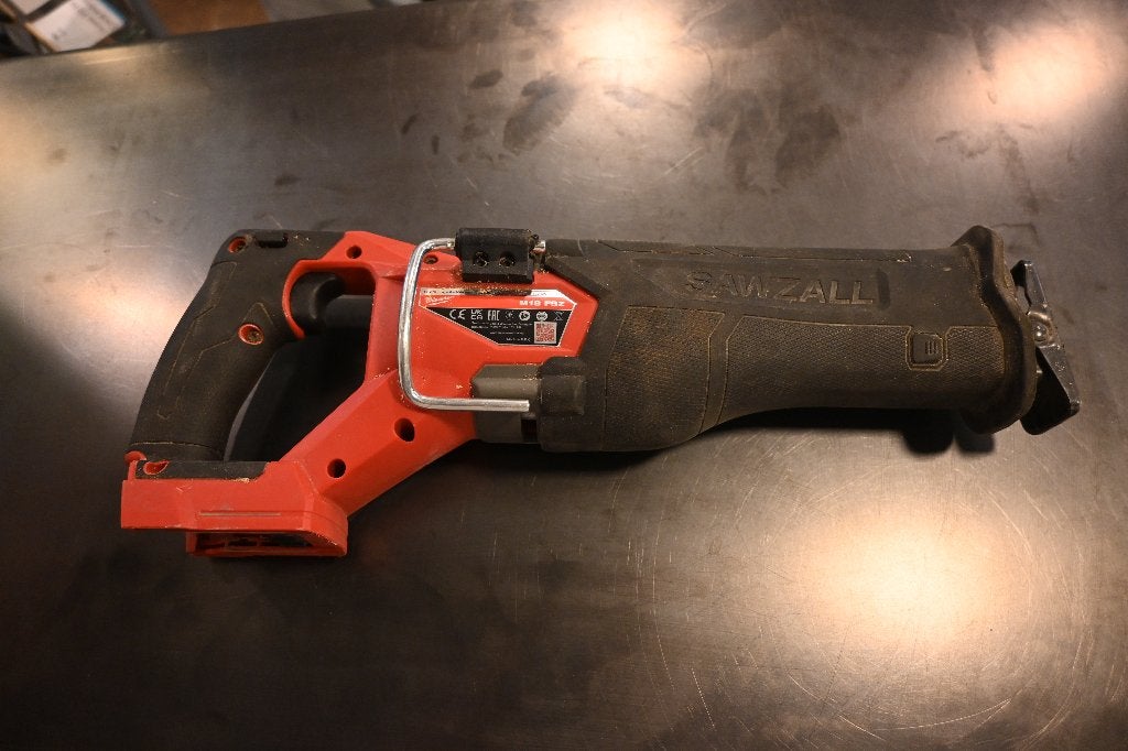 Milwaukee M18 FSZ-0 Accu Reciprozaag - Zonder Lader/Accu, Gebruikt, Onbekend, Ophalen of Verzenden, Milwaukee