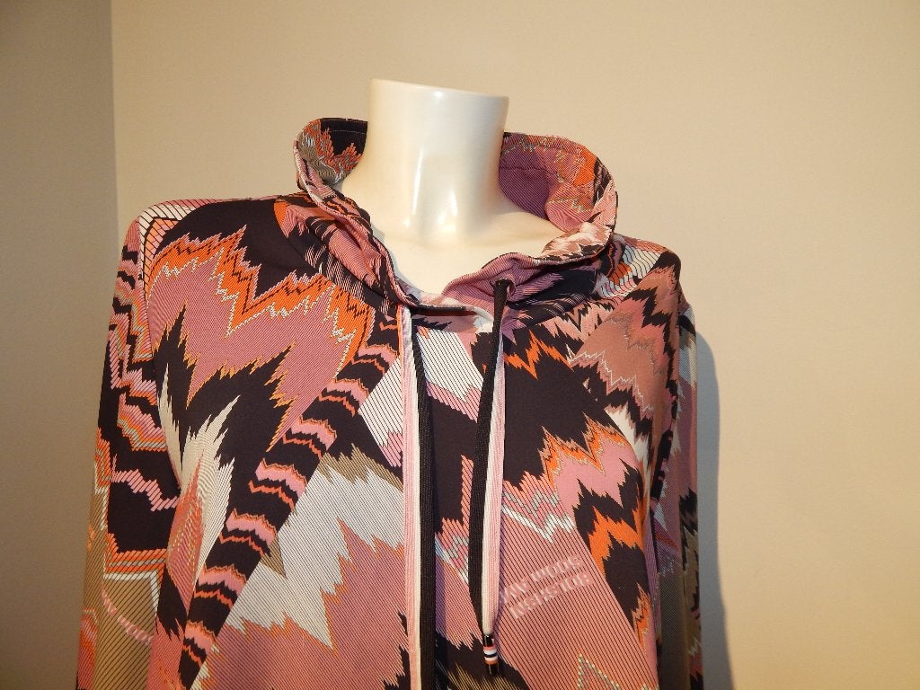 Marccain sweater in aparte print los vallende kol kleur N5, Kleding | Dames, Truien en Vesten, Maat 42/44 (L), Zo goed als nieuw
