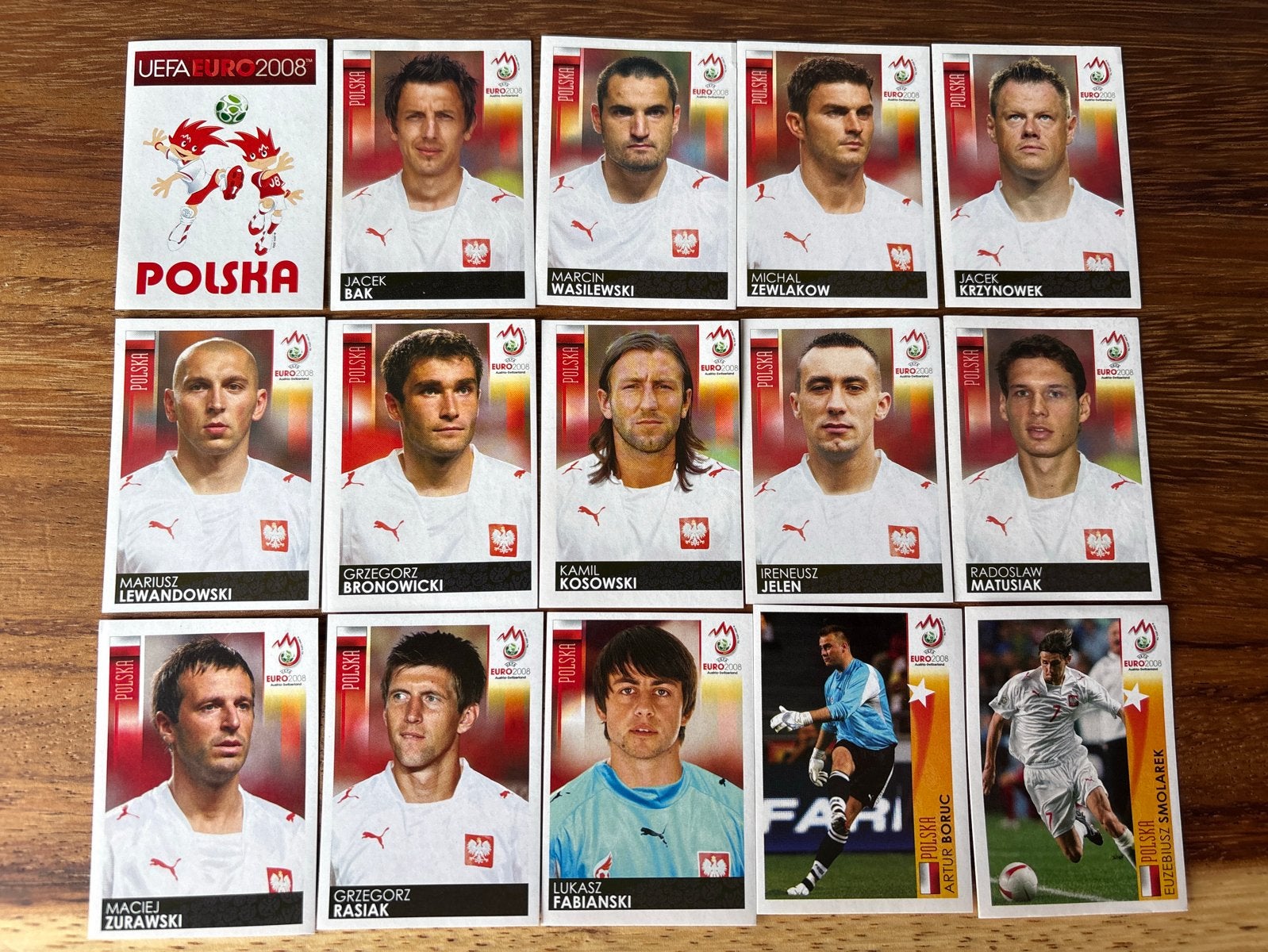 Voetbalplaatjes Polen Euro 2008 - Panini, Ophalen of Verzenden, Zo goed als nieuw, Overige sporten, Poster, Plaatje of Sticker