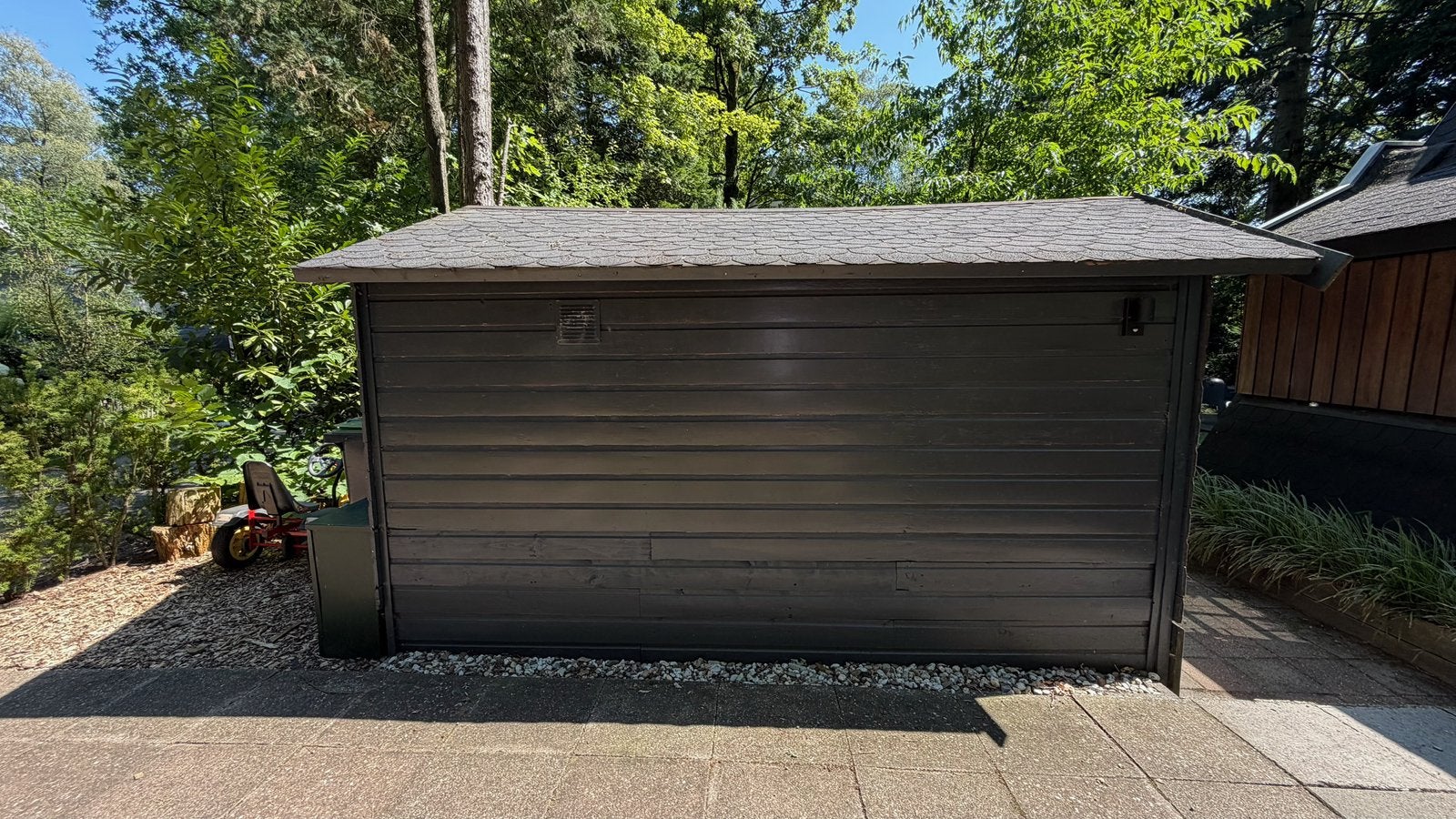 Gratis tuinhuis - schuur, Tuin en Terras, Ophalen, 200 tot 400 cm, 250 tot 500 cm, Blokhut