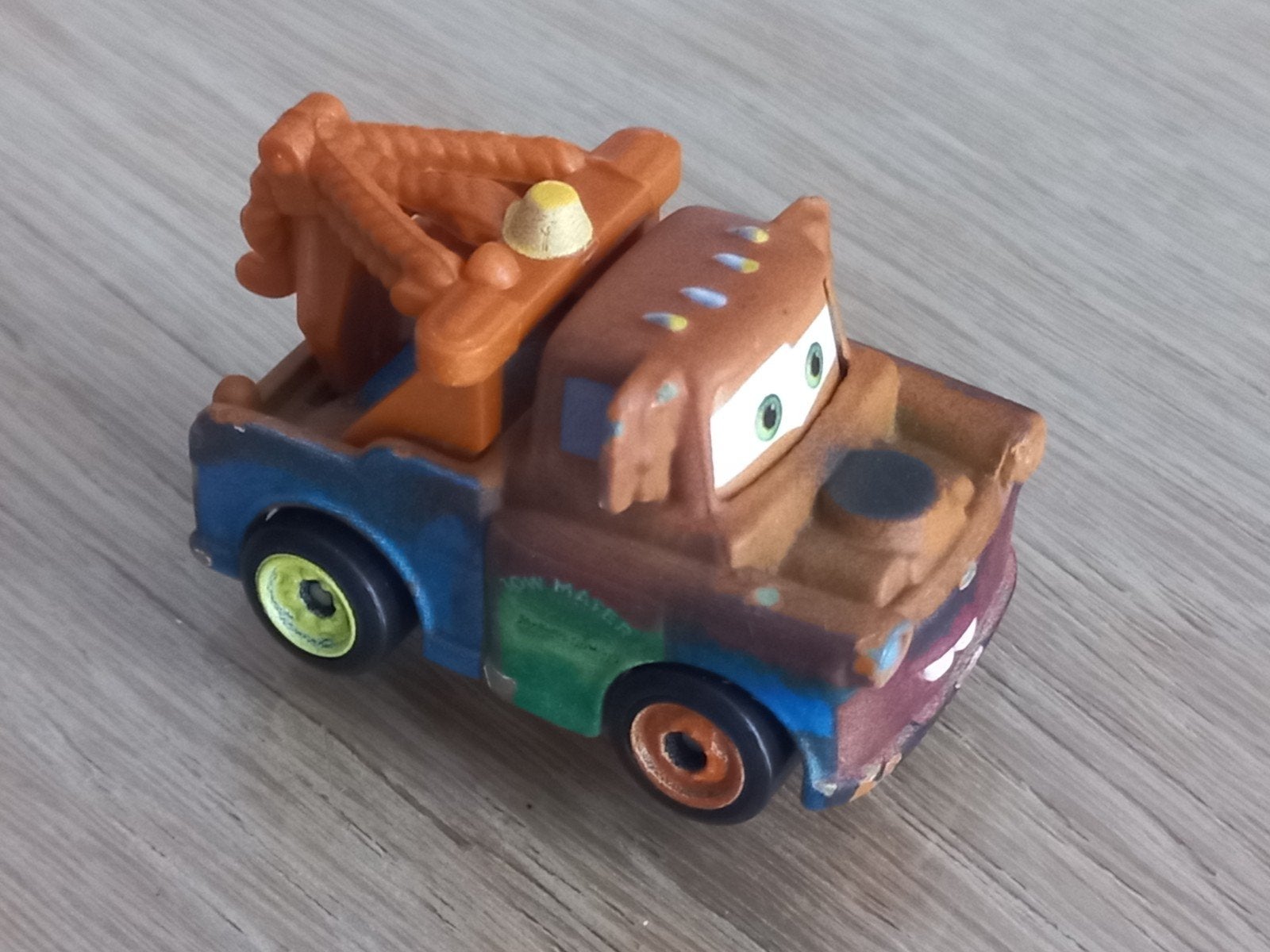 Disney Pixar Cars Mini Racer van Mattel, Takel, Ophalen of Verzenden, Zo goed als nieuw, Auto, Overige merken