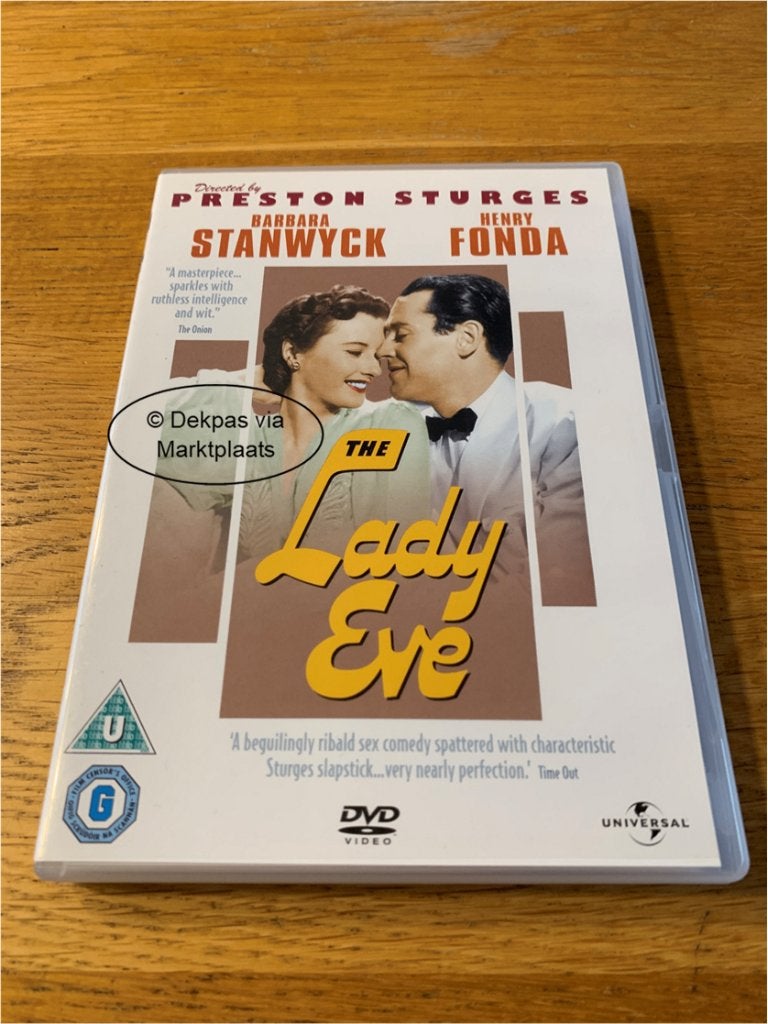 Dvd The Lady Eve - N-NLO - R2, Alle leeftijden, Drama, Engels, Ophalen of Verzenden