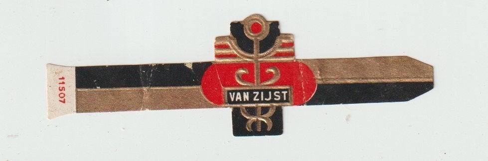 Klassiek 21-61   diverse sigarenbandjes, Ophalen of Verzenden, Gebruikt, Sigarenbandjes