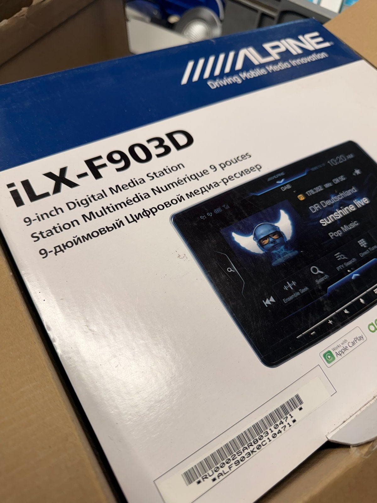 Alpine iLX-F903D 9-inch Digital Media Station, Auto diversen, Ophalen of Verzenden, Zo goed als nieuw