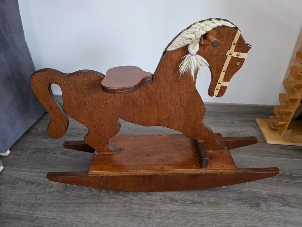 Hobbelpaard, Kinderen en Baby's, Speelgoed | Houten speelgoed, Ophalen