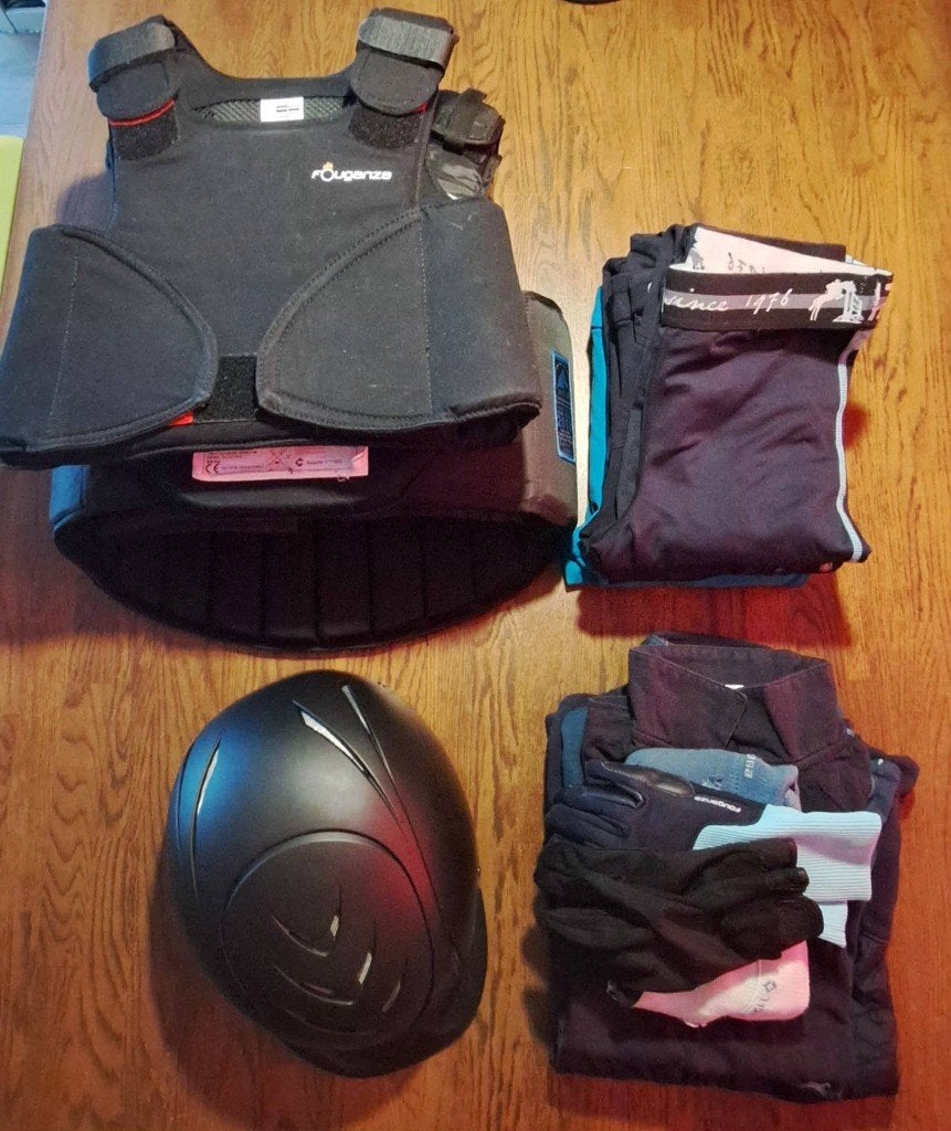 Paardrijkleding, Dieren en Toebehoren, Paardrijkleding, Ophalen, Gebruikt, Kinderen, Dressuur