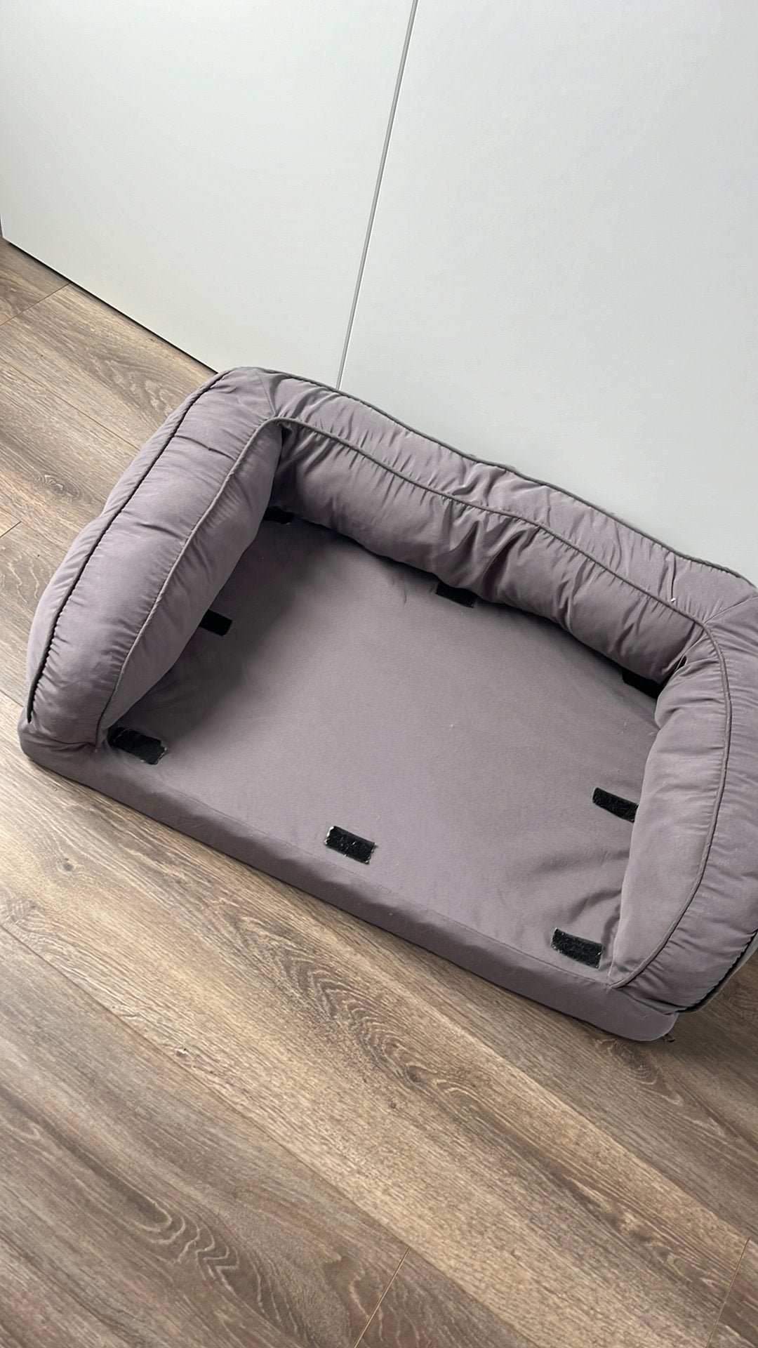 Orthopedisch hondenbed grijs, Ophalen of Verzenden, Gebruikt