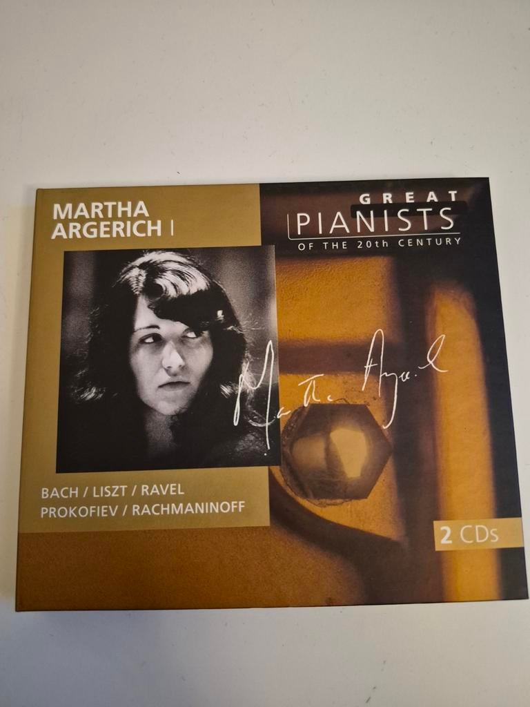 Martha Argerich - Great Pianists of the 20th Century (2CD), Boxset, Modernisme tot heden, Ophalen of Verzenden, Zo goed als nieuw