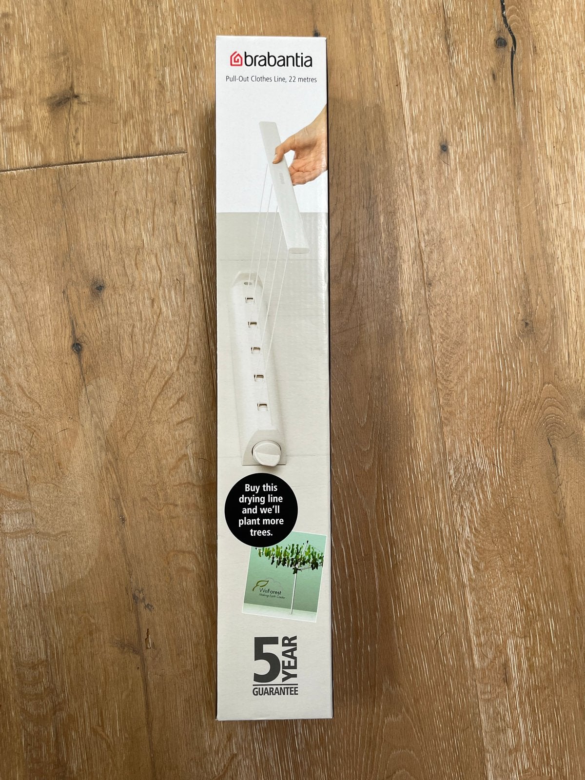 Brabantia uittrekbare drooglijn - 22 meter - Nieuw in doos, Ophalen of Verzenden, Nieuw