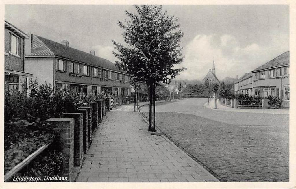 Leiderdorp Lindelaan Nauta, Ophalen of Verzenden, 1920 tot 1940, Gelopen, Zuid-Holland