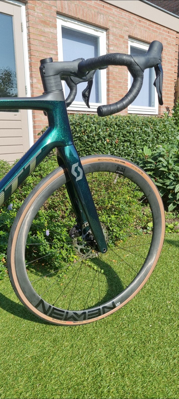 Carbon wielset Newmen Advanced SL R.38 / 1366 gram, Carbon, Meer dan 20 versnellingen, 53 tot 57 cm, Ophalen