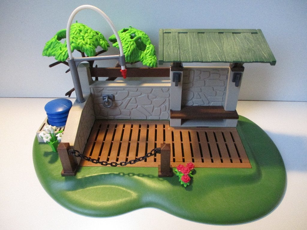 playmobil paardenwasplaats 1, Gebouw, Complete set, Ophalen of Verzenden, Zo goed als nieuw