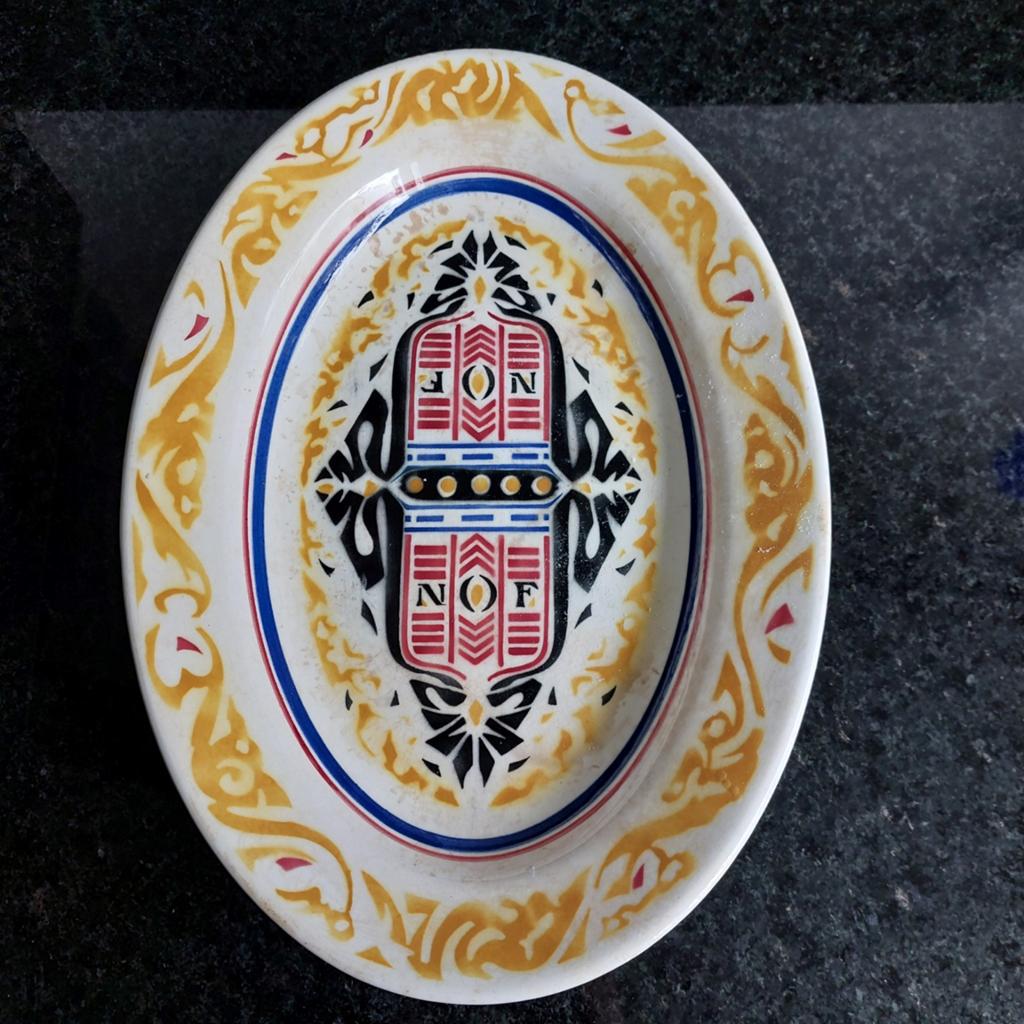 Antieke Calvé  Delft Schaal, Antiek en Kunst, Ophalen of Verzenden