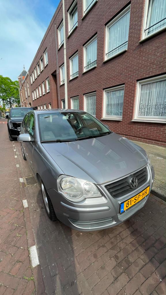 VW Polo 4 2006 1.4 75pk met airco, Voorwielaandrijving, Stof, 4 cilinders, Handgeschakeld