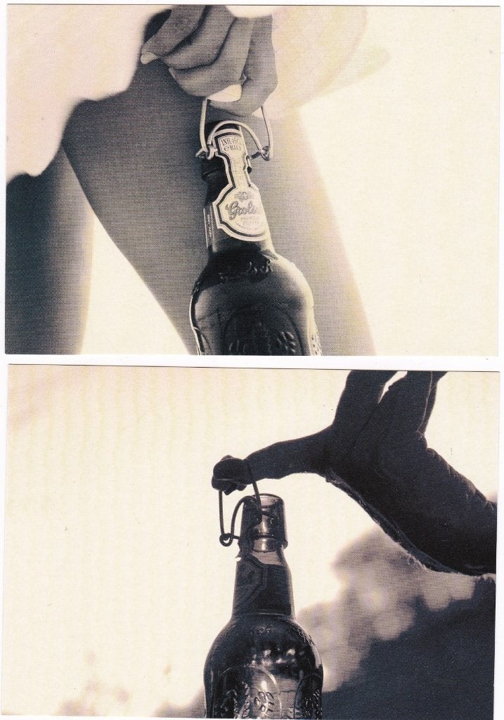 2stuks Grolsch -komt tijd komt Grolsch kaarten uit 1998., Ophalen, Nieuw, Overige typen, Grolsch