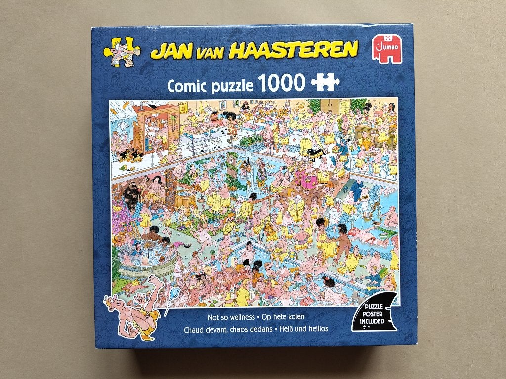 Jan van Haasteren - Op hete kolen (1000 stukjes), Ophalen of Verzenden, 500 t/m 1500 stukjes, Zo goed als nieuw, Legpuzzel