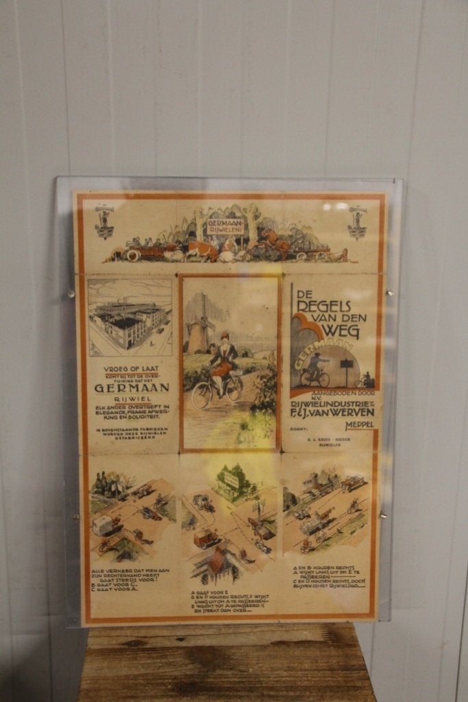 GERMAAN Rijwielen jaren '30 Regels van den weg / oldtimer, Gbcx, Gebruikt, Germaan, Ophalen of Verzenden