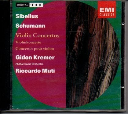 Sibelius & Schumann: Vioolconcerten - Gidon Kremer CD, Soloconcert, Ophalen of Verzenden, Zo goed als nieuw, Romantiek
