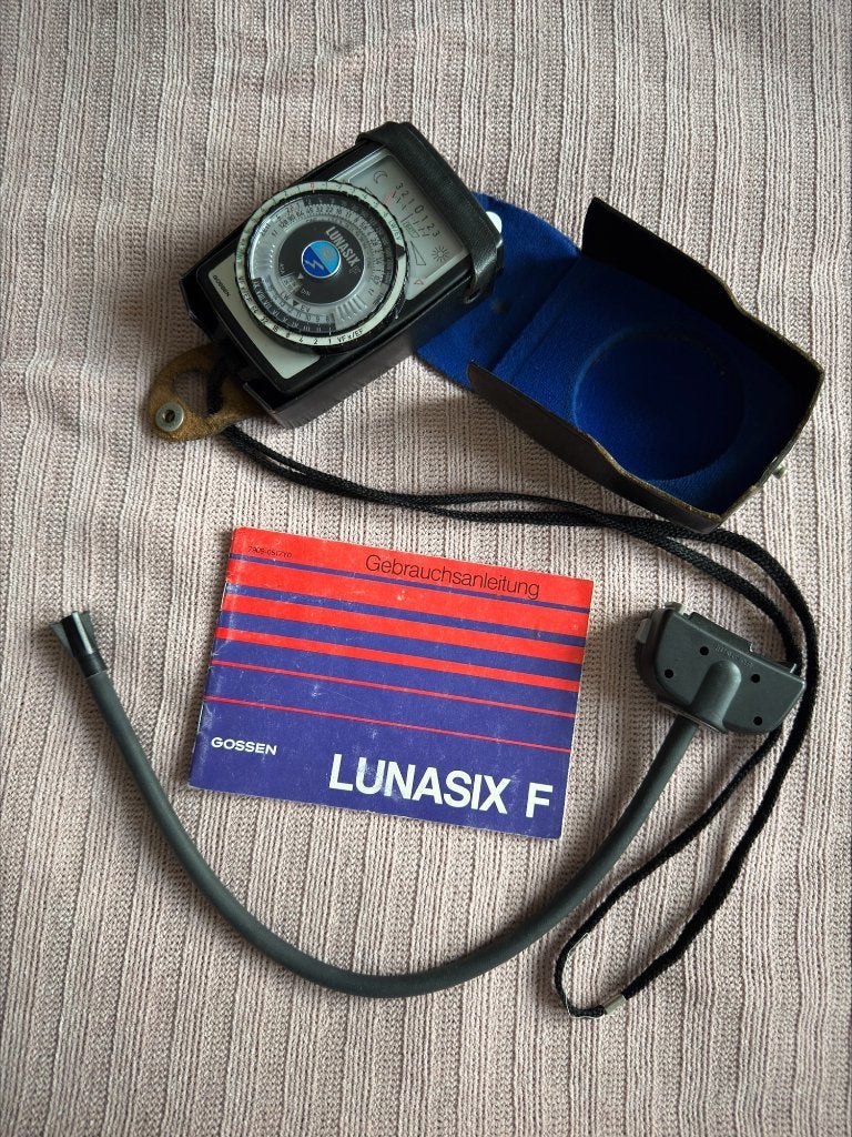 Gossen Lunasix F inclusief meetsonde en gebruiksaanwijzing, Overige merken, Lichtmeter, Ophalen of Verzenden, Gebruikt
