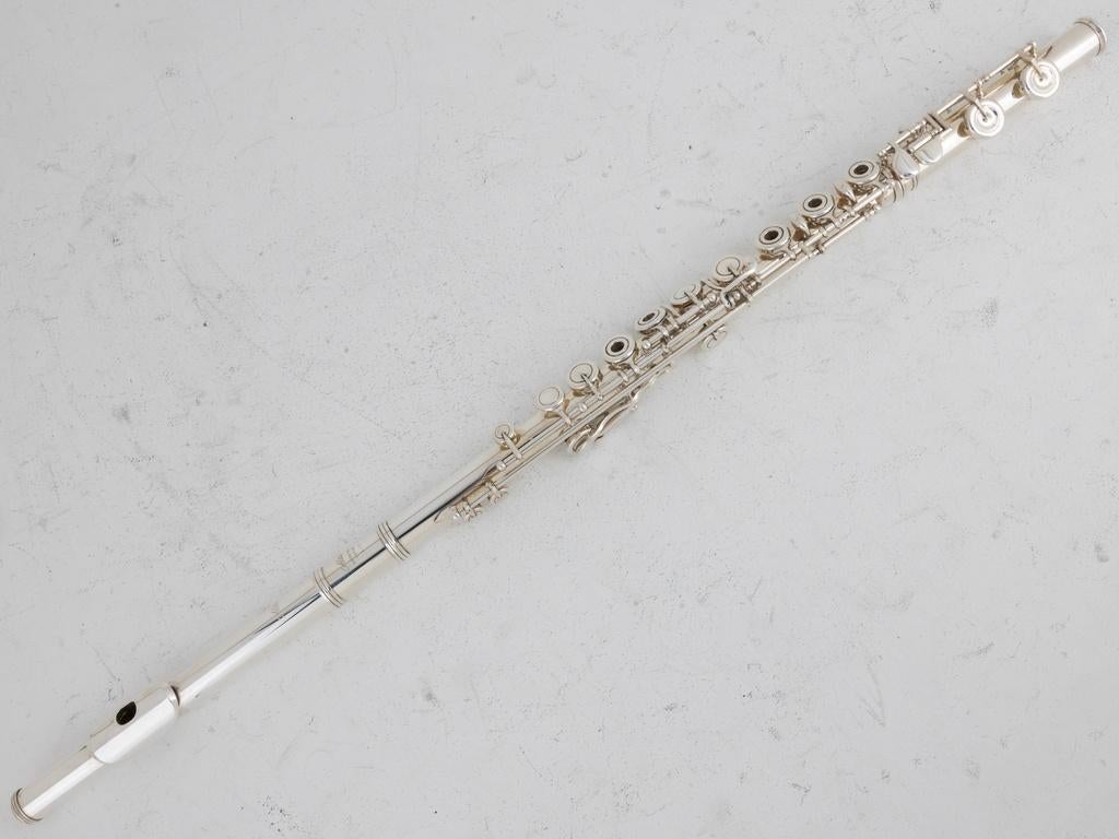 Gebruikte Dwarsfluit Altus 1307 RE, geheel Brittania zilver,, Gebruikt, -, Dwarsfluit, -