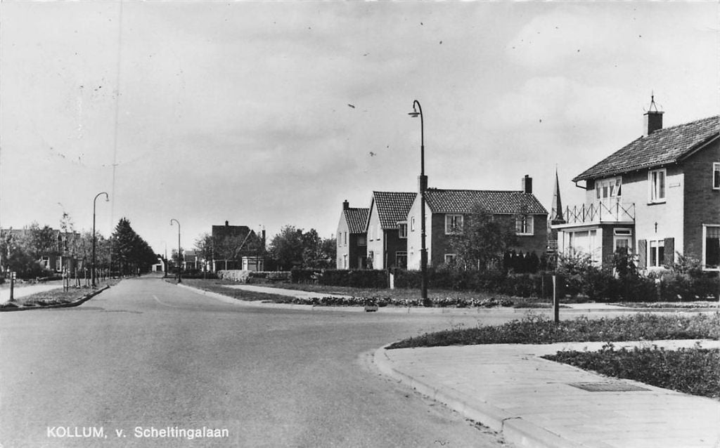 703-441-001 Kollum Van Scheltingalaan, Verzamelen, Ophalen of Verzenden, Voor 1920, Friesland