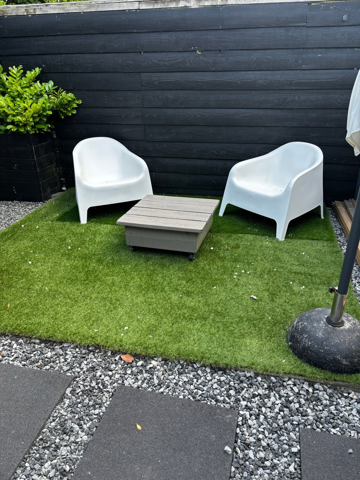 Kunstgras coupons (2) totaal 2,50x3 meter, Tuin en Terras, Ophalen, Gebruikt, Minder dan 10 m²