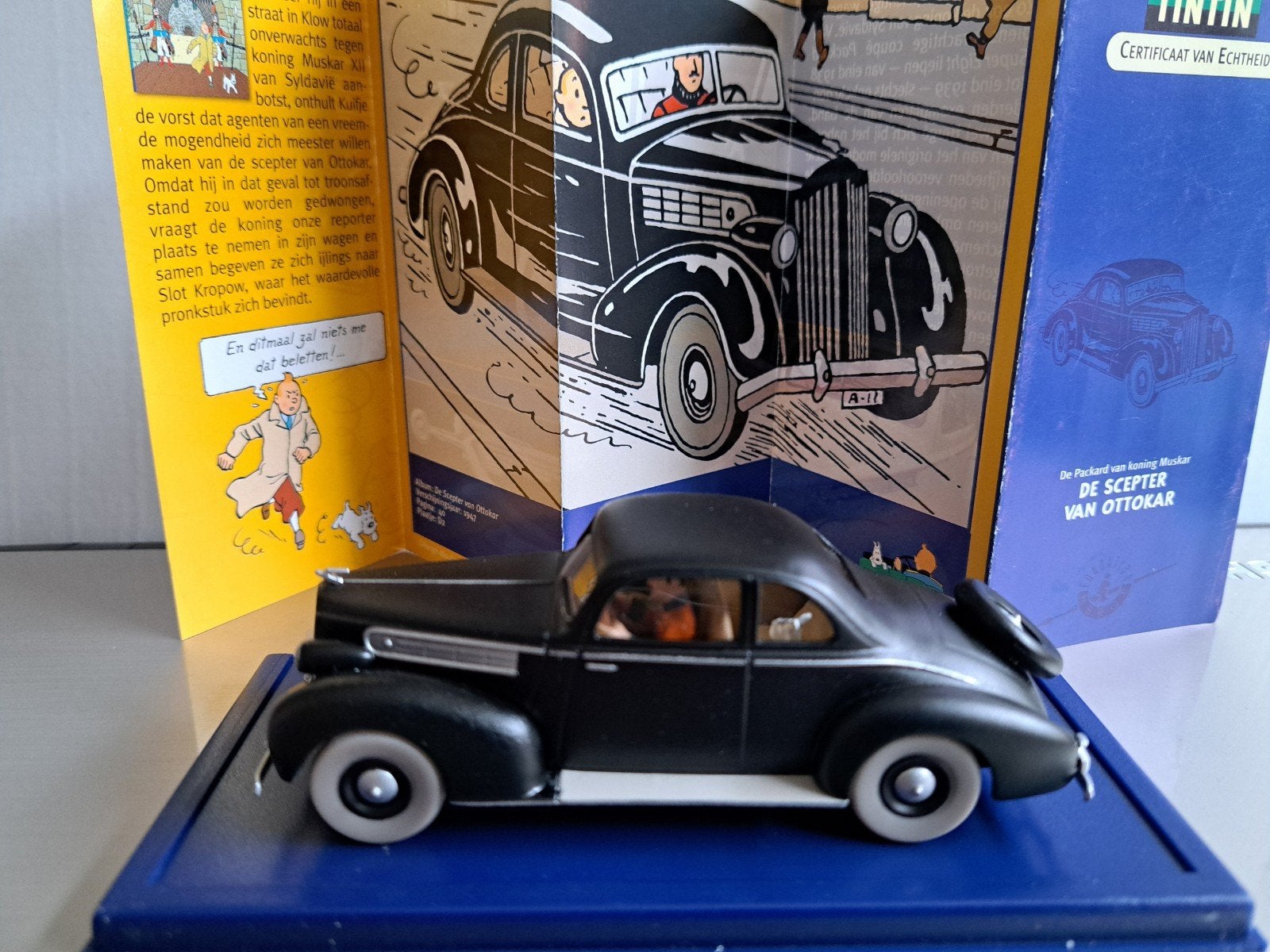 Kuifje, Packard 12 Coupe 1939, 1:43, nieuw, Ophalen of Verzenden, Nieuw, Auto, Overige merken