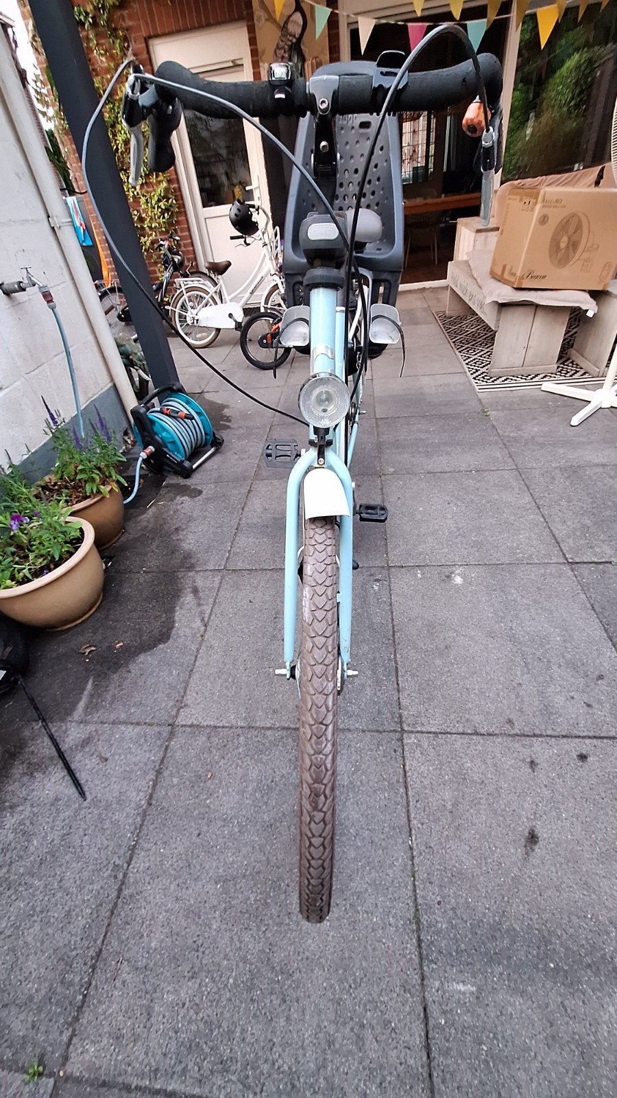 Mama fiets met Yepp stoeltje, Fietsen en Brommers, Ophalen of Verzenden, Gebruikt, Overige merken, Versnellingen