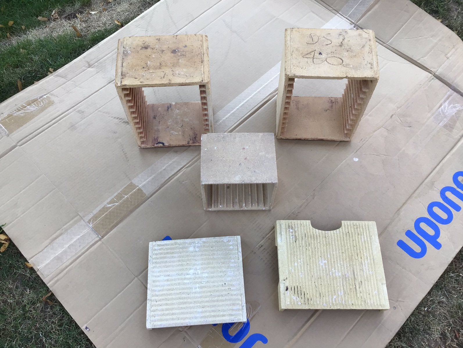 Tegelcasettes voor keramiekoven / keramiek / ovenmateriaal, Ophalen of Verzenden