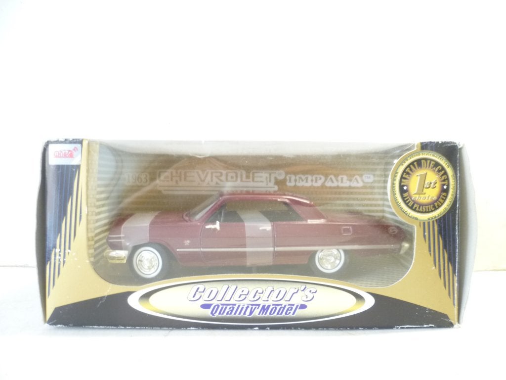 Anso Collector Model Chevrolet Impala 1963 in doos 1:32 auto, Ophalen of Verzenden, Nieuw, Auto, Overige merken