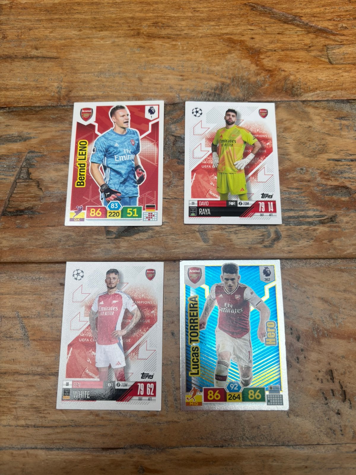 Arsenal Voetbalkaartjes - Match Attax & Adrenalyn XL, Ophalen of Verzenden, Zo goed als nieuw, Meerdere kaarten