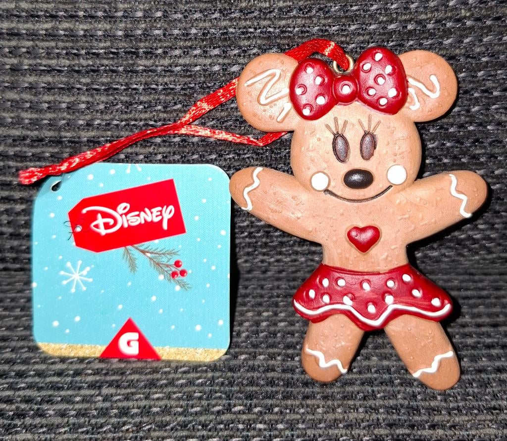 Disney minnie koekjes hanger/ornament, Ophalen of Verzenden, Overige figuren, Nieuw, Overige typen