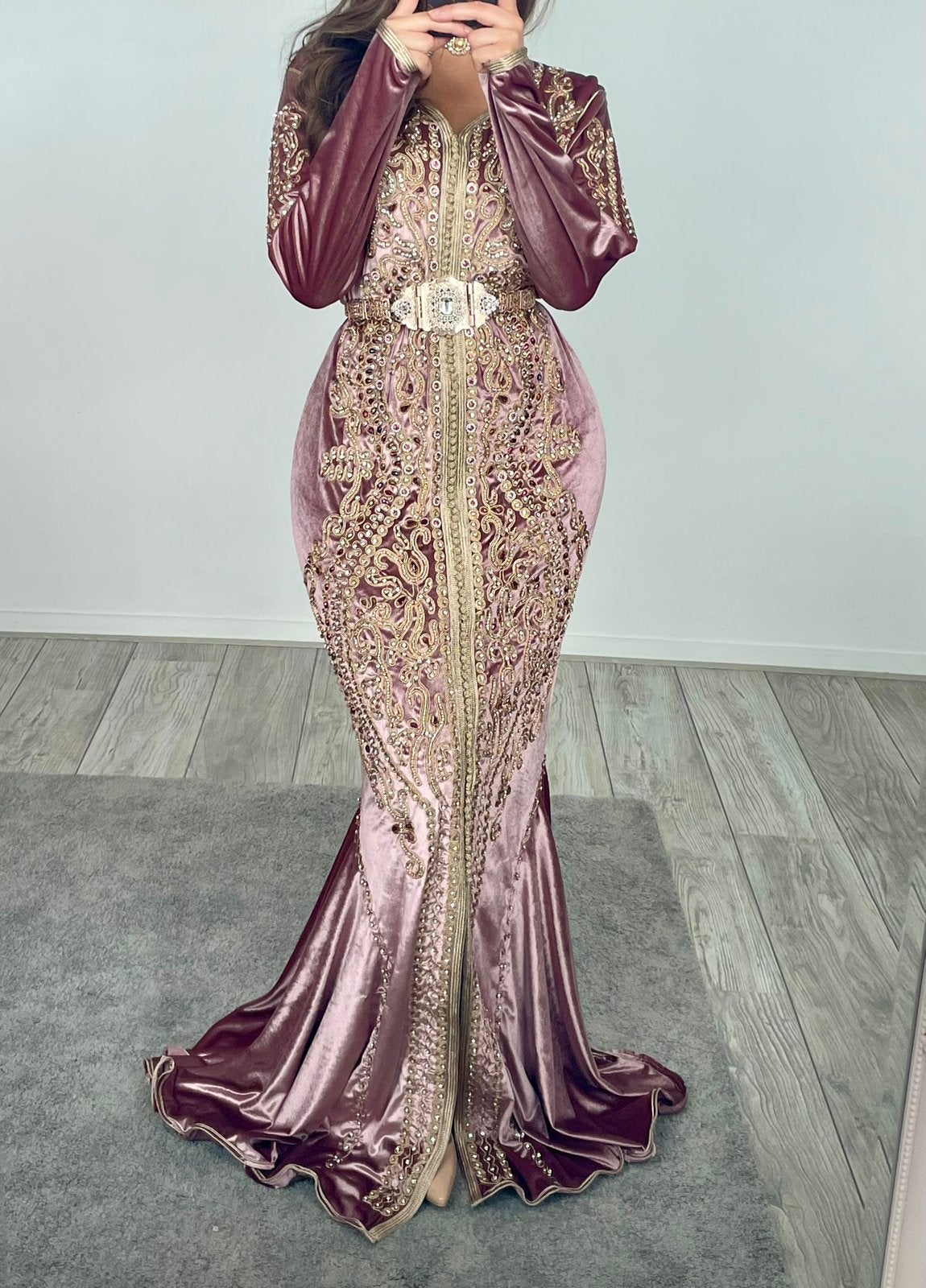 Caftan S/M, Ophalen of Verzenden, Zo goed als nieuw, Zwart, Overige typen