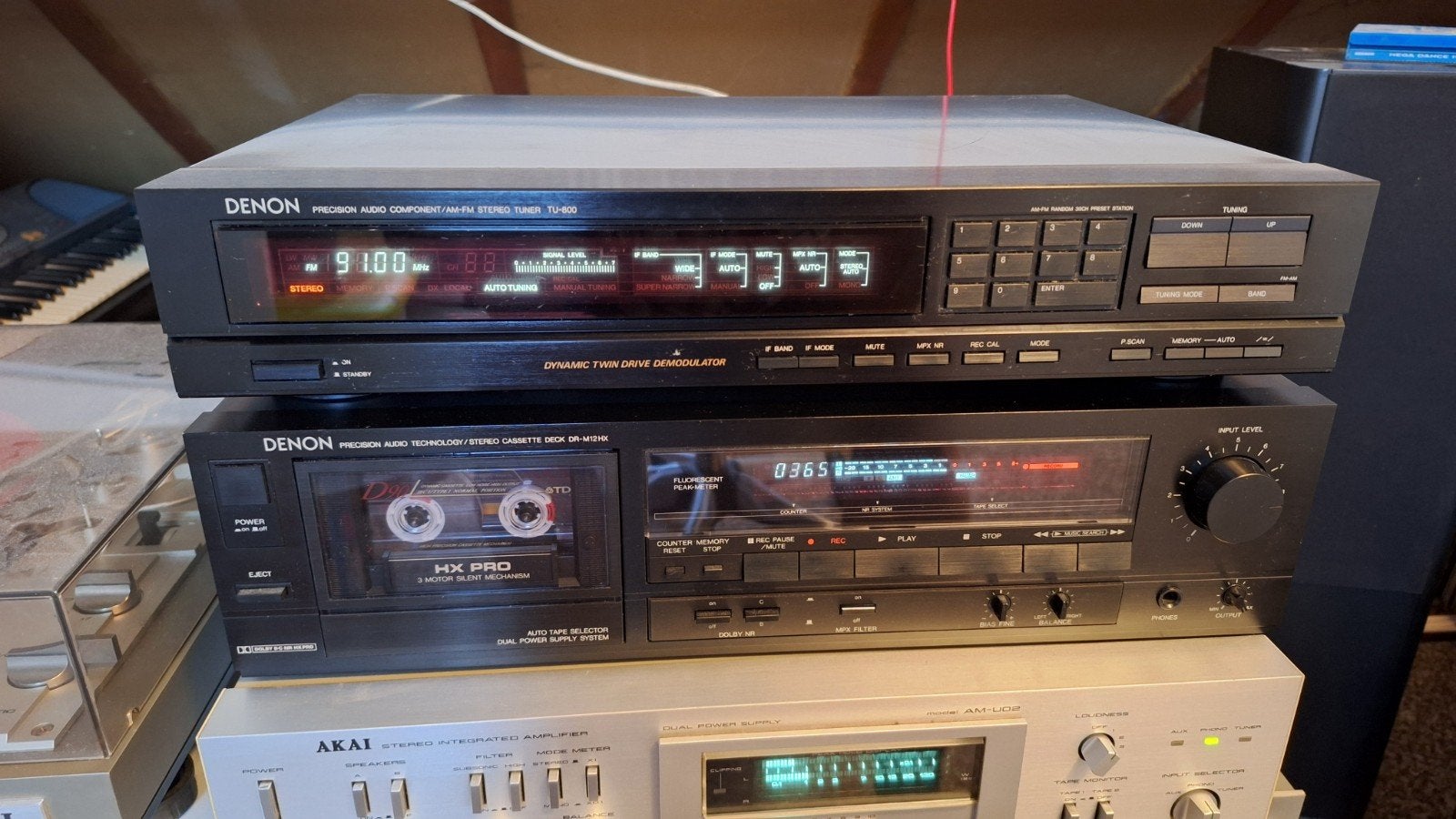 Denon Tuner en Cassettedeck Set - Vintage Audio, Ophalen of Verzenden, Cassettedeck, Denon