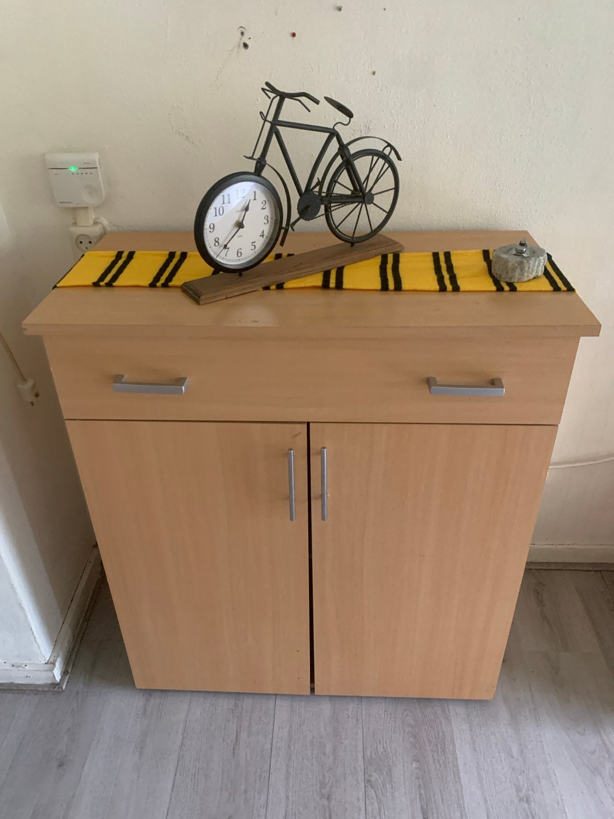 Decoratieve Fiets met Klok - Uniek Woonaccessoire, Ophalen of Verzenden, Zo goed als nieuw
