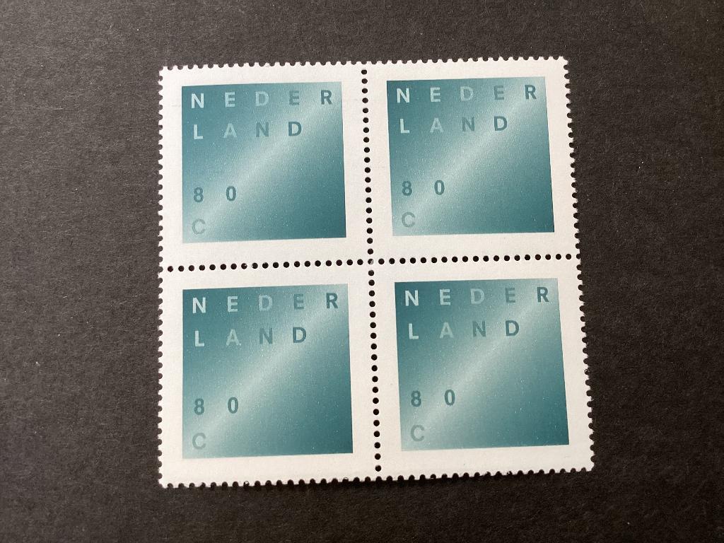 1998, Rouwzegel, 1746/ blok van 4, Verzenden, Na 1940, Postfris