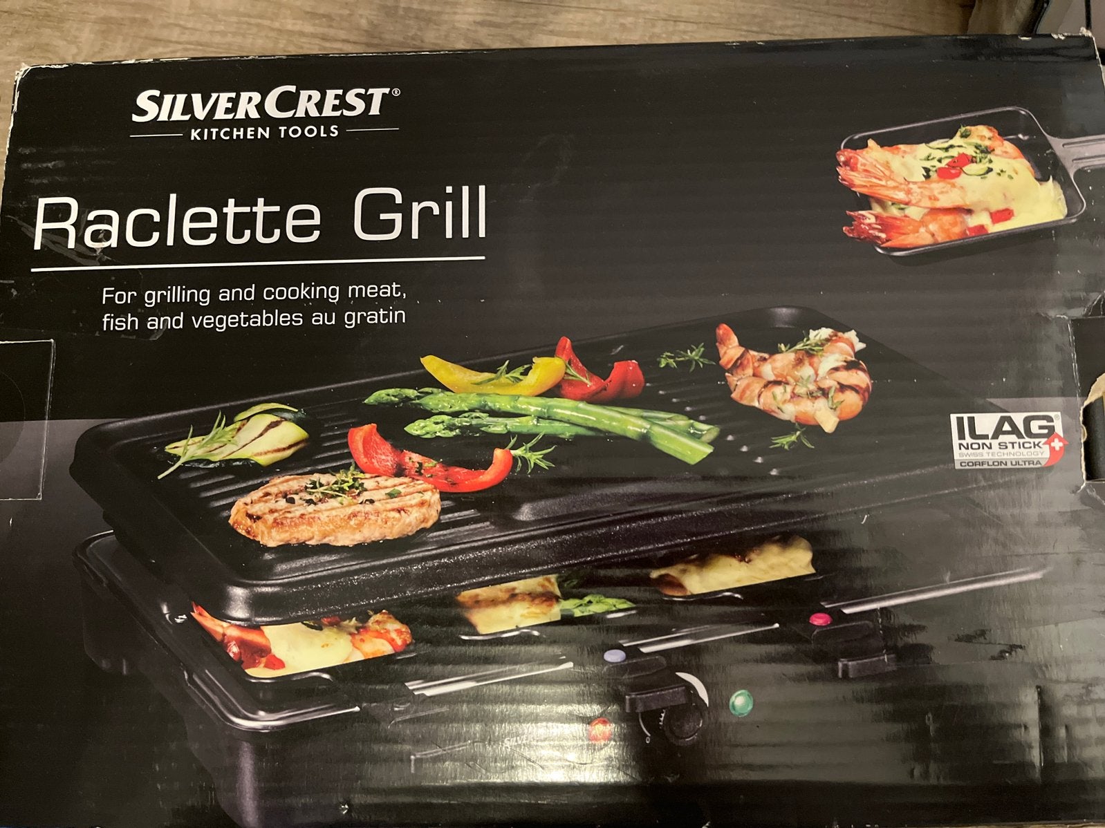 Silvercrest Raclette Grill 8x - Zo goed als nieuw, Ophalen of Verzenden, Zo goed als nieuw, 8 personen of meer