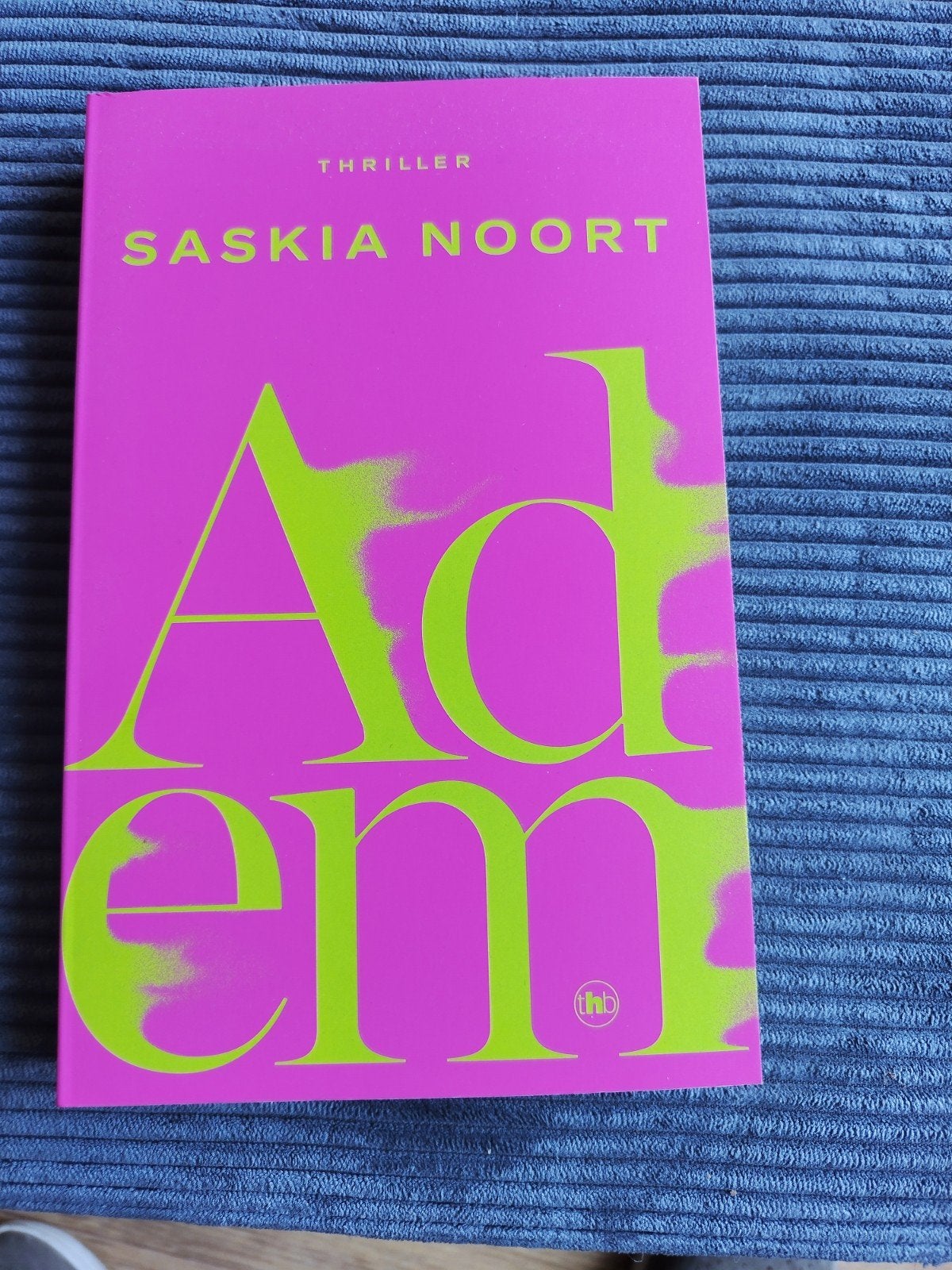 Saskia Noort Adem isbn 9789044369267, Boeken, Ophalen of Verzenden, Zo goed als nieuw, Saskia Noort