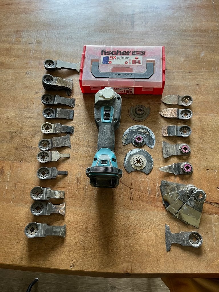 Nieuwste Makita Multitool 18V met heel veel toebehoren, Ophalen, Zo goed als nieuw, Multitool, Makita