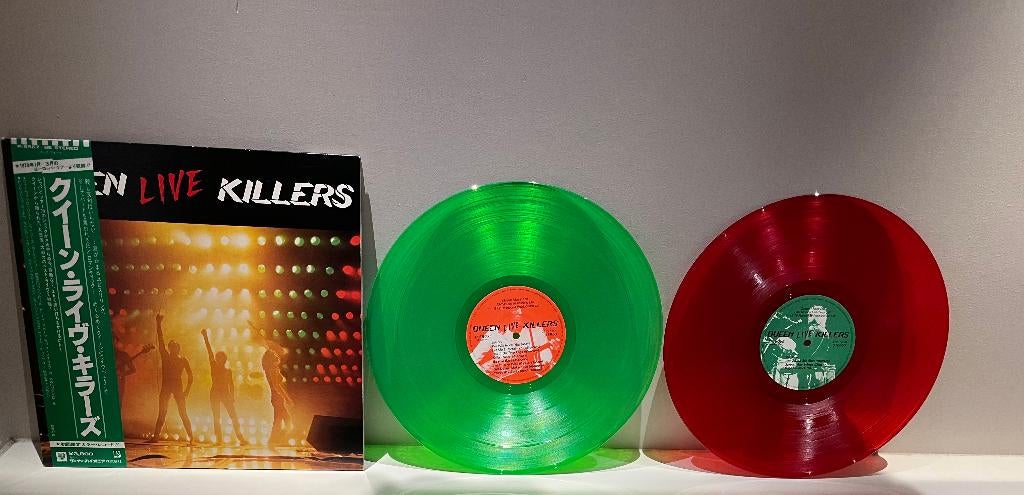 Queen GROEN en RODE dubbel-LP Live Killers - Japan, Cd's en Dvd's, Ophalen of Verzenden, Zo goed als nieuw, 12 inch, Poprock