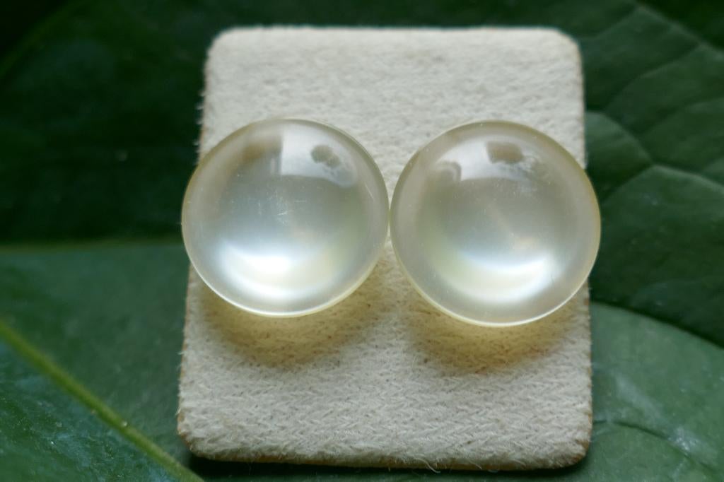 Oorbellen van parelmoer en zilver, Overige materialen, Verzenden, Wit, Nieuw