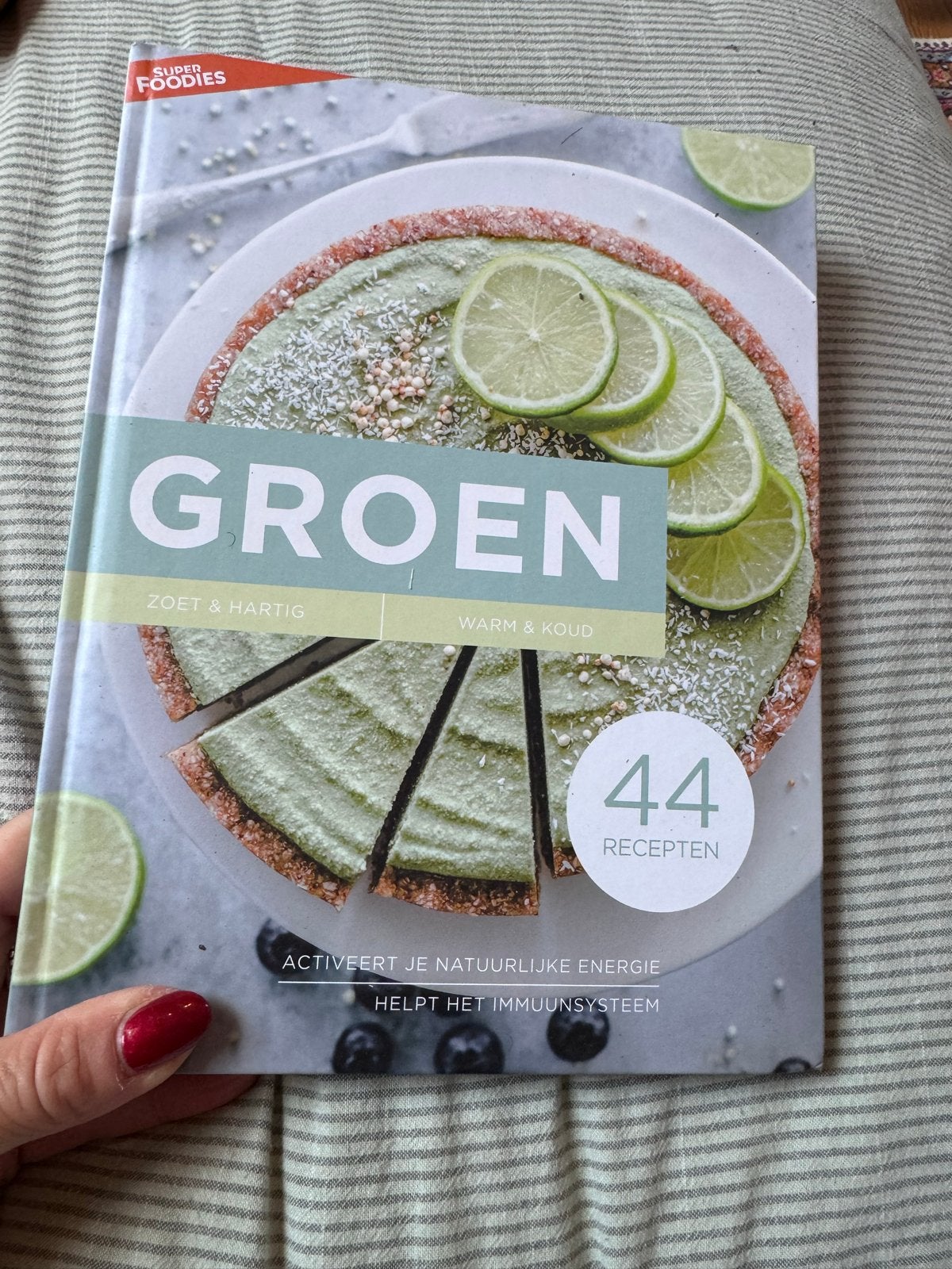 Groen kookboek: 44 recepten voor gezonde maaltijden, Ophalen of Verzenden, Zo goed als nieuw, Hoofdgerechten, Gezond koken