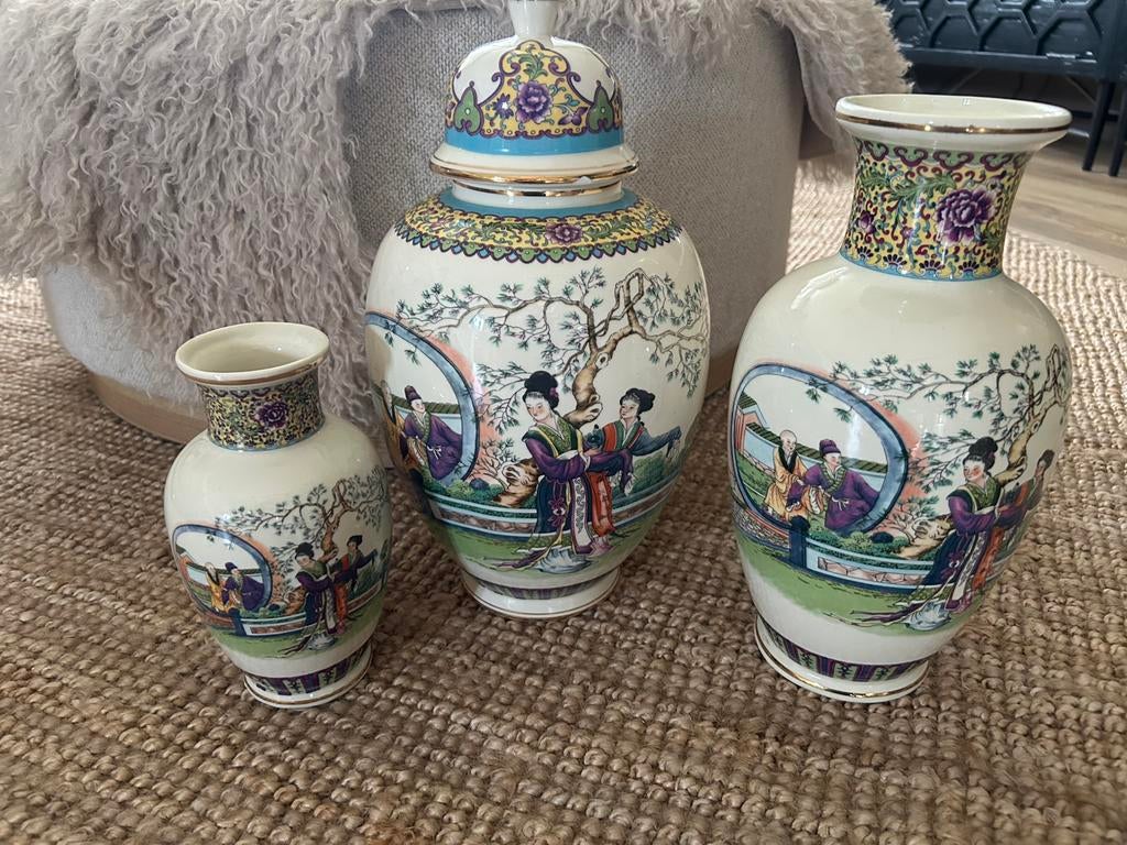 Prachtige Chinese vazen, Antiek en Kunst, Antiek | Vazen, Ophalen